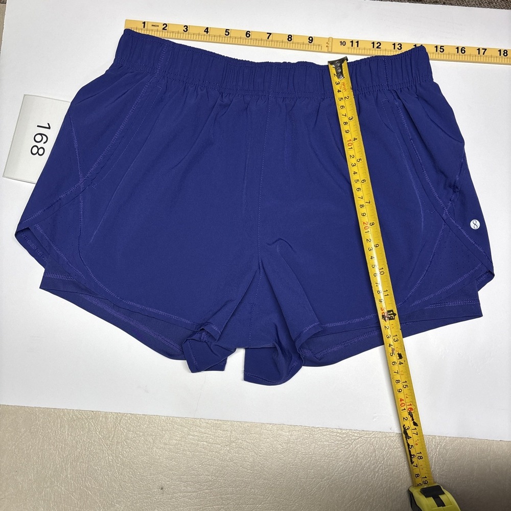 Layer 8 Womens Athletic Running Shorts Navy Blue Size Large Quick-Dry 3in Inseam - Picture 2 of 7